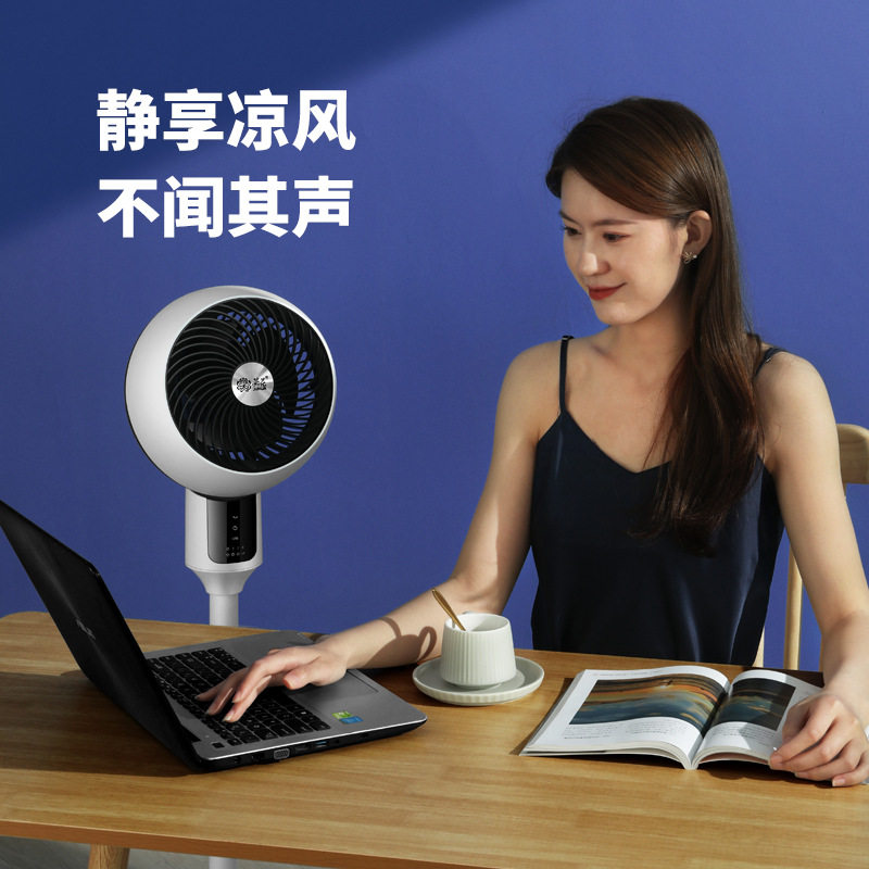 空气循环扇电风扇落地台式两用智能机械遥控摇头负离子净化器制冷
