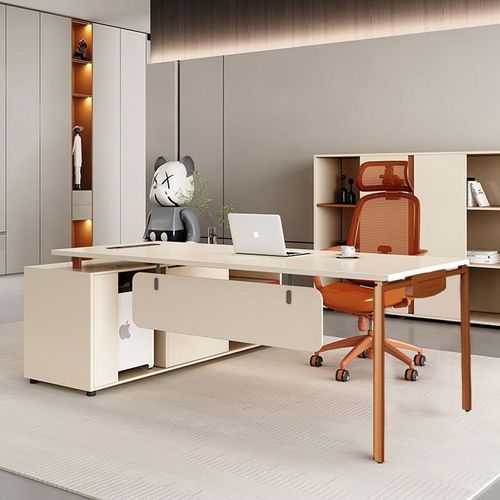 老板桌简约现办代总裁家桌单人办公室桌具大班子经理公桌椅主老板