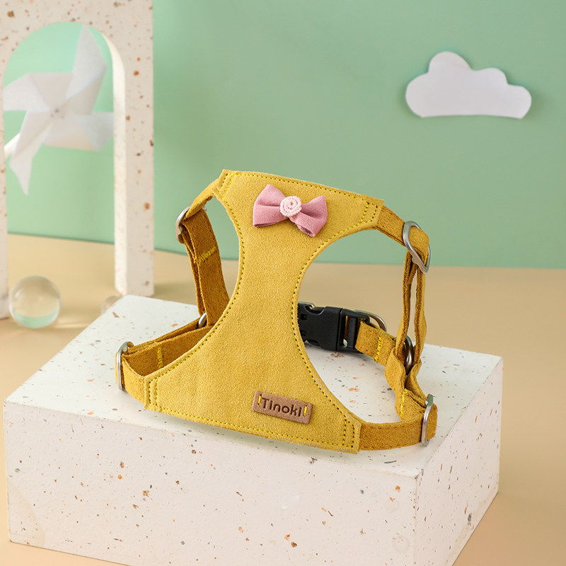 TINOKI狗狗牵引绳小型犬狗绳子遛狗绳背心式泰迪柯基宠物胸背带