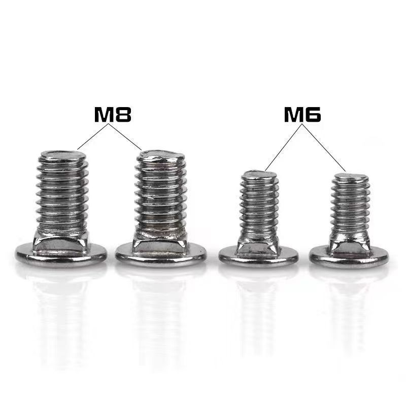 不锈钢桥架螺丝201 304桥架线槽电缆专用螺丝Q平头方颈马车螺栓M8