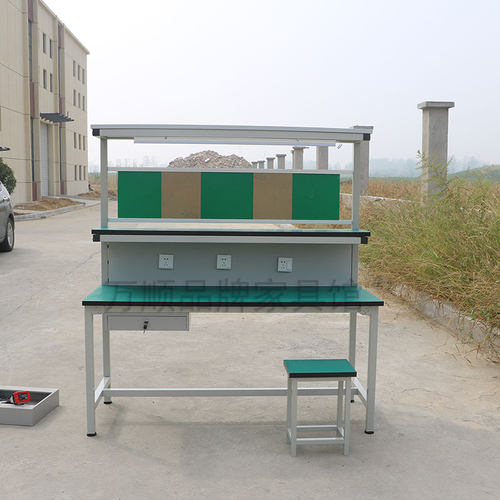 防静电工a作台带灯实验检验桌子手机修台车间生产线流水线操作台