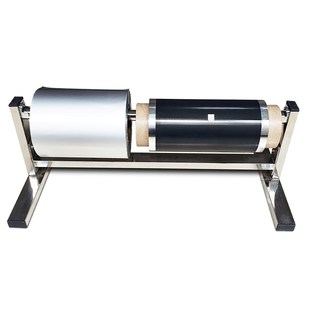 卷料放料支架60cm铝箔铜箔材分切不锈钢卷材裁切过膜压覆冷裱膜机