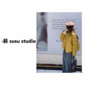 韩版 纯色时尚 常规款 立领保暖冬季 短款 可调节90羽绒服 H0844