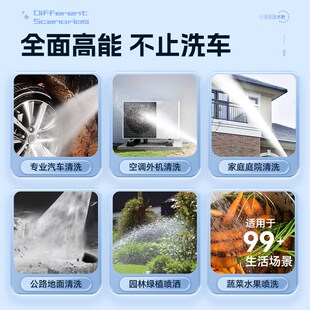 慧多多洗车机高压水枪家用高压清洗地大功率无线锂电池强力增压