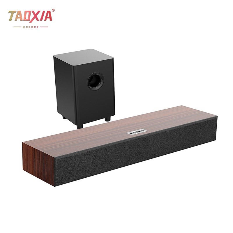 桃下回音壁家庭影院电视音响木质大功率加低音炮套装客厅长条音响