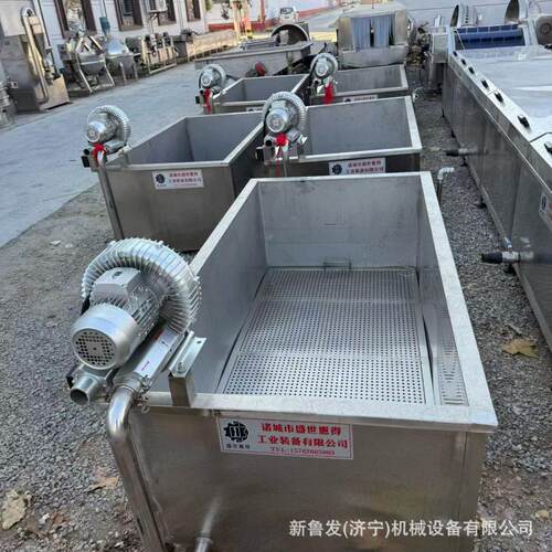 肉制品鸭货冷冻肉类解冻机气泡化冻池不锈钢电加热解冻车冻肉化冻