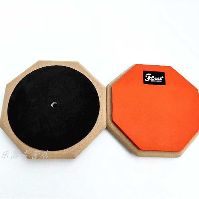 FT哑鼓垫6寸哑鼓垫套装含支架架子鼓军鼓 爵士鼓基本功练习垫