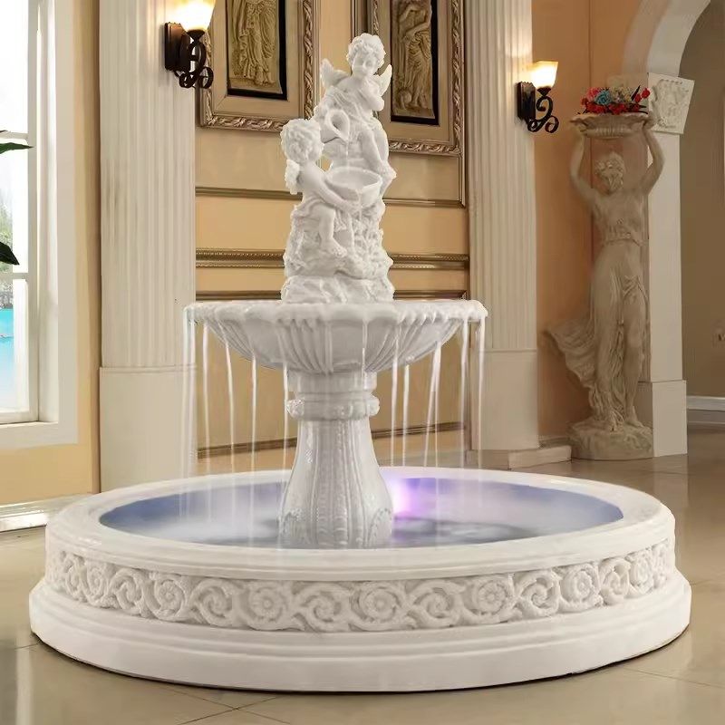欧式庭院装饰流水喷泉婚庆许愿池别墅客厅阳台鱼池户外园林摆件,家居饰品,装饰摆件,淘宝优惠券,粉丝福利购,淘宝优惠卷