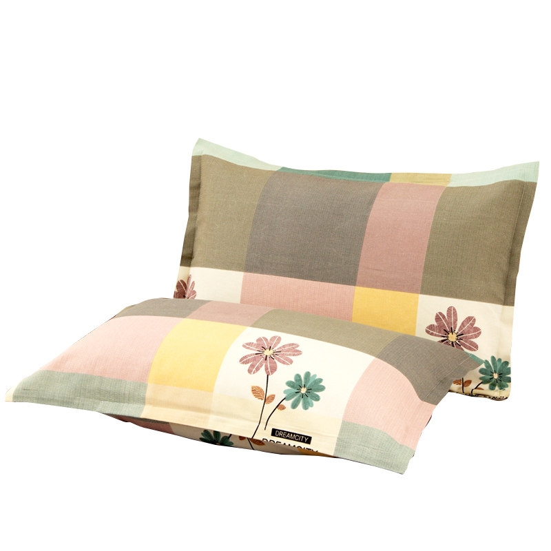 100加厚老粗布枕套一对装全棉枕头套单人枕芯外套冬季48X74,床上用品,枕套,淘宝优惠券,粉丝福利购,淘宝优惠卷