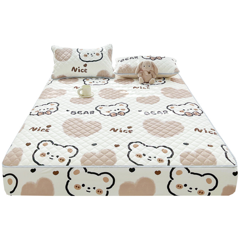 A类夹棉床笠单件秋冬季加厚床罩2023新款床套防滑床单床垫保护罩,床上用品,床笠,淘宝优惠券,粉丝福利购,淘宝优惠卷