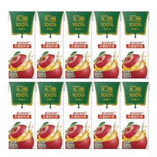 正品 汇源200ml 10瓶12苹果汁便携饮料品整箱小饮料宿舍清甜多瓶装