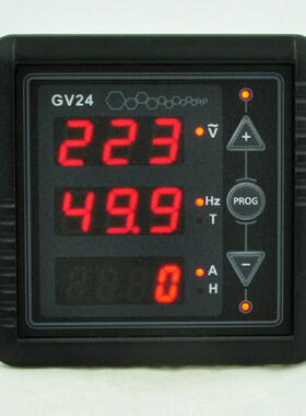 GV24MII柴油发电机自启动控制器多功能数显表电压电流保护计时
