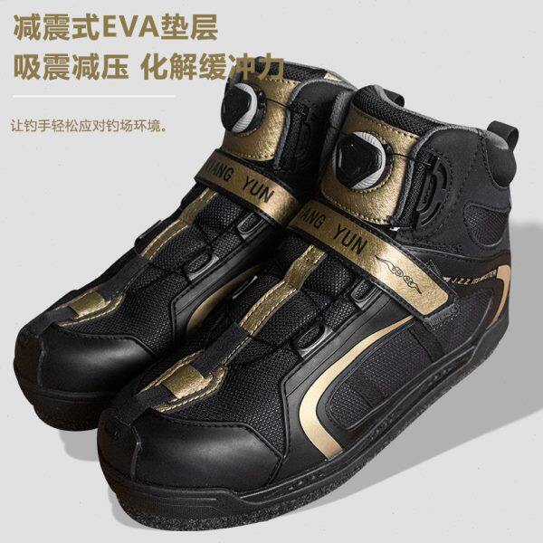 2023新款矶战者矶钓鞋毛毡底防滑钉鞋登礁船钓矶钓专用海钓钓鱼鞋