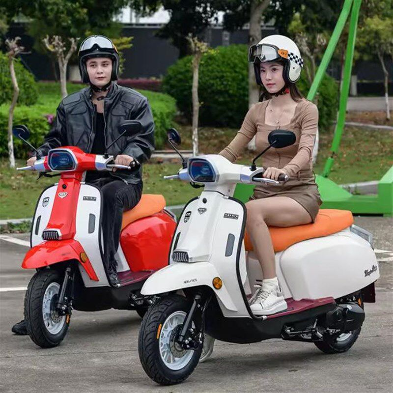 三業都灵125kcc复古文艺MII踏板燃油两轮通勤机车可上牌