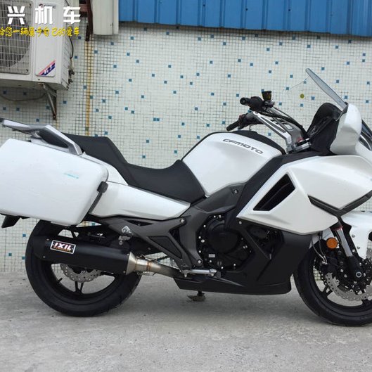 春风CF650TR-G 国宾版改装亿西尔IXIL排气管