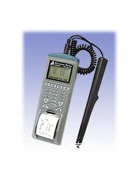 台湾衡欣AZ-9851温湿度记录打印仪 工业级温湿度计 温湿度记录仪