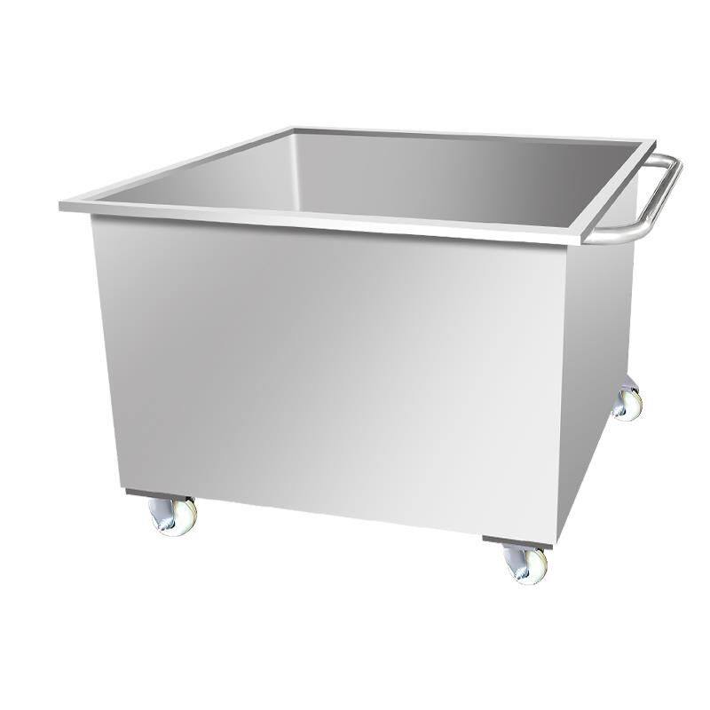 304不锈钢水箱l方形储水桶蓄水池移动式推车浸泡池解冻池卤煮桶