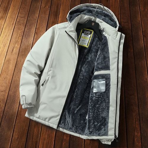 冲锋衣夹克冬季棉服加绒棉衣外套