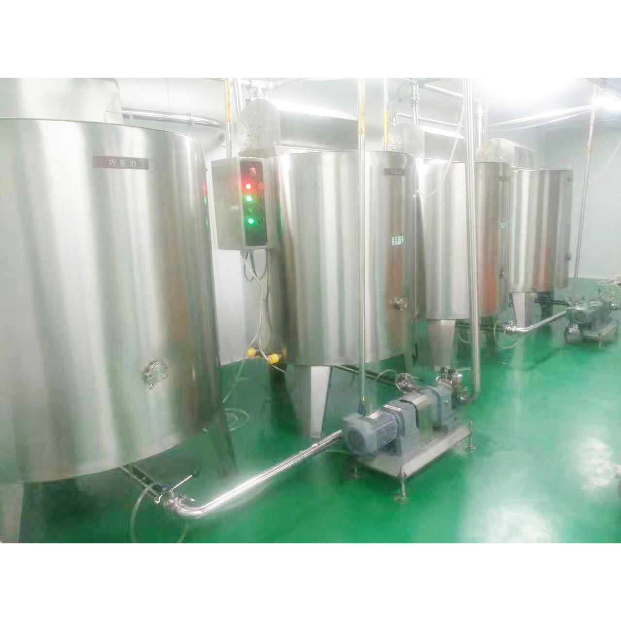 成都耐斯特全不锈钢带加热搅拌巧克力供料系统可移动式保温缸