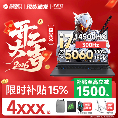 机械革命极光X游戏电竞本电脑