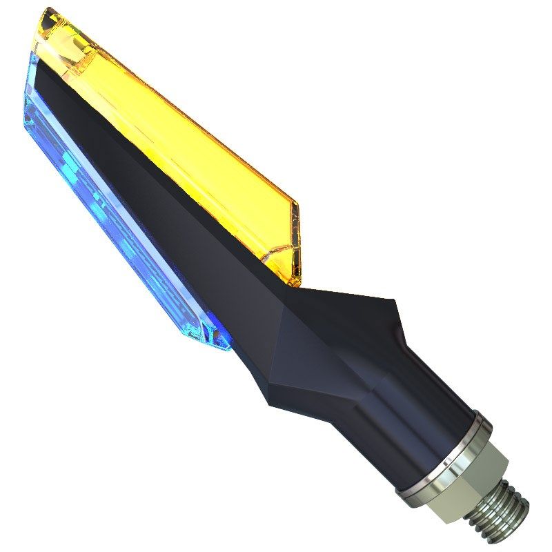 电动车转向灯改装警示灯高亮防水适用雅马哈摩托车LED车灯饰MT07