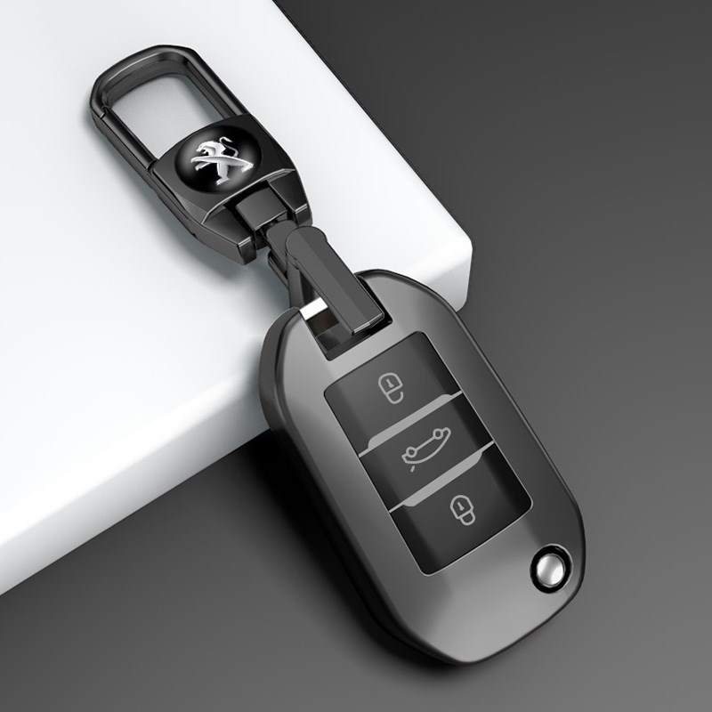 适用东风标致新408x钥匙套男508L 5008标志4008 2008 308汽车壳扣