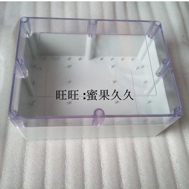 320*240*140mm透明盖塑料防水接线盒 室内外电控盒 塑胶电气箱