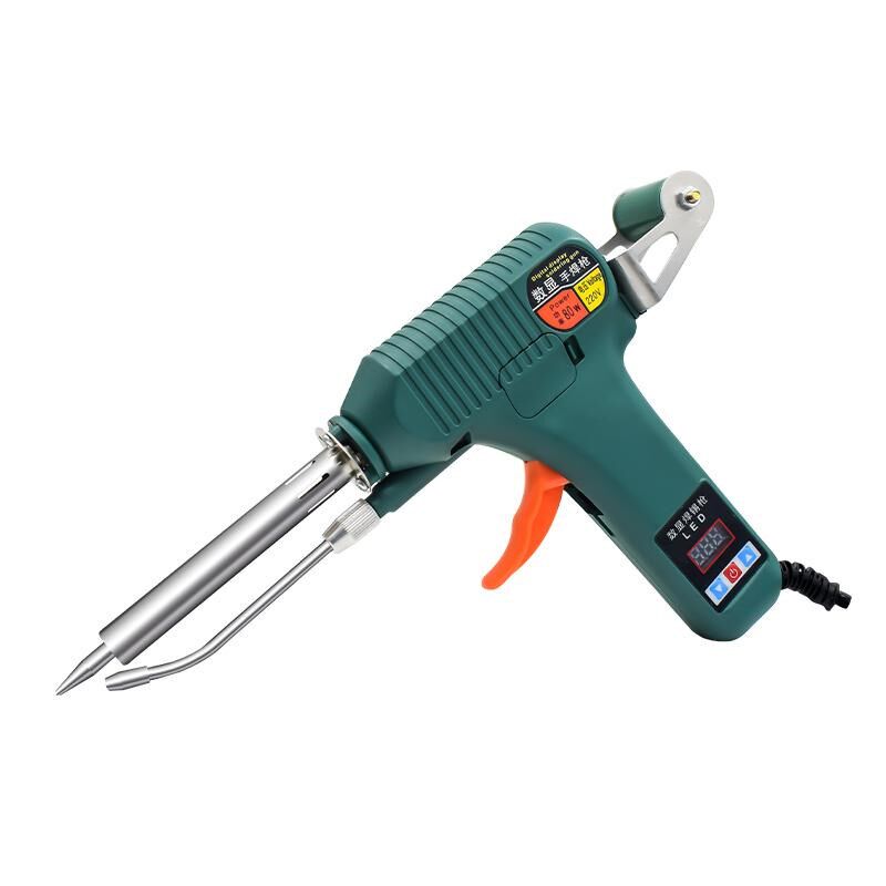 自动出锡电烙铁数显焊锡枪80W可调温大功率120W焊枪外热式