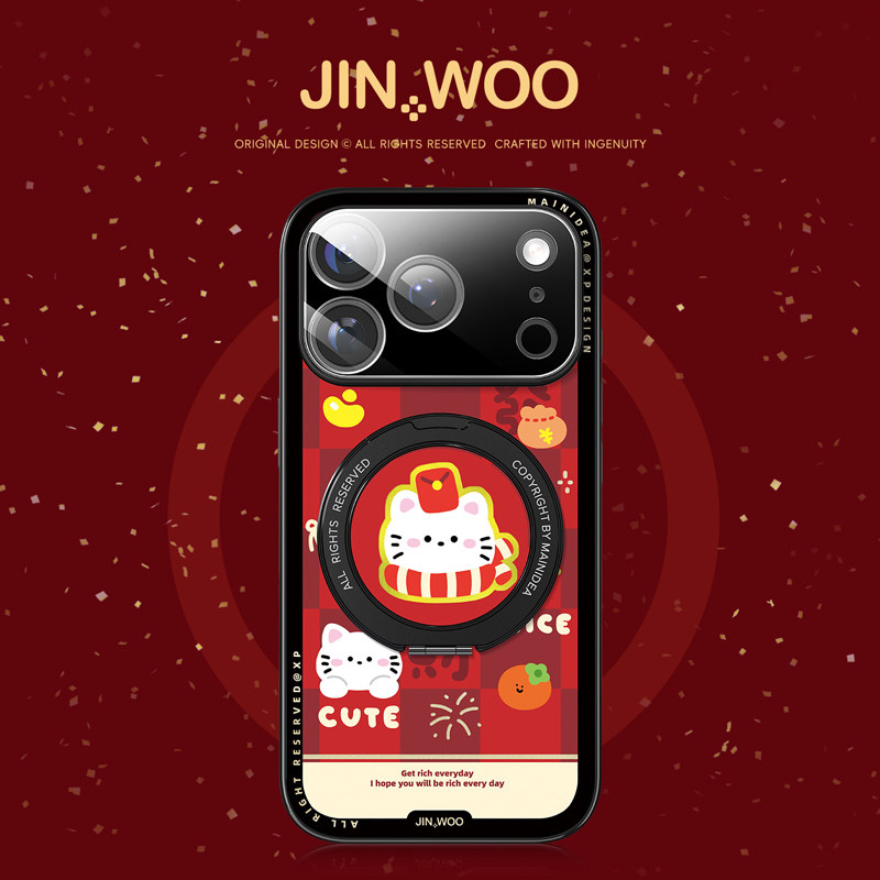 【马年新年猫】适用于苹果手机壳