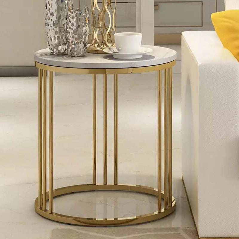 现代大理石小茶几迷你小茶几沙发边几边桌小茶几圆形