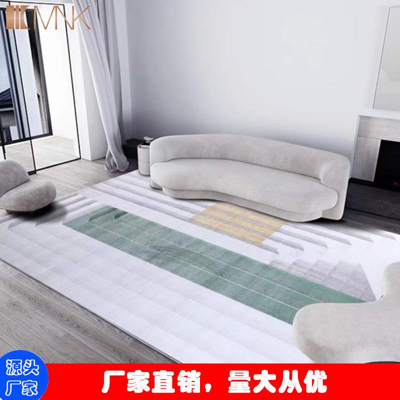 客厅地毯现代简约几何威尔顿机织地毯沙发茶几毯地垫家用地毯