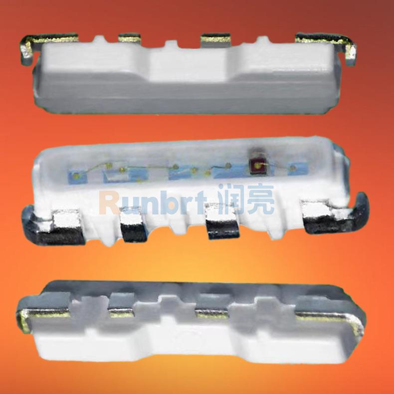 贴片020四脚RGB灯珠七彩侧面发光二极管3806RGB全彩LED020三色灯