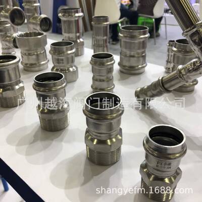 304薄壁卡压式弯头|双卡压式DN100等径弯头不锈钢薄壁管件