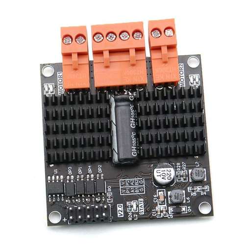 12V24V 12A 双路直流电机驱动模块板器 H桥 秒L298N BTS7960 10A