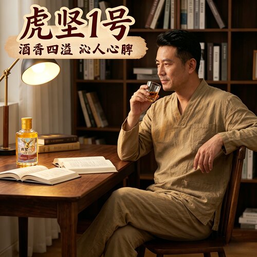 虎坚1号肽能酒35度绵柔轻养微醺