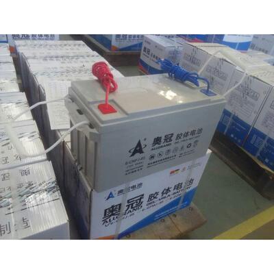 奥冠蓄电池6-EVFJ-10012V100AH电动汽车太阳能专用胶体蓄电池