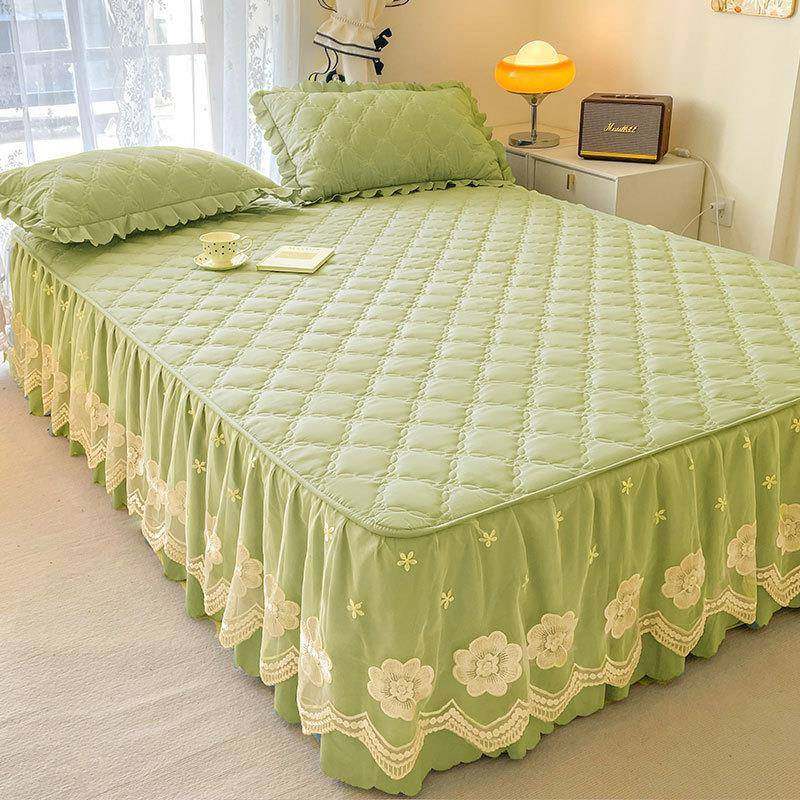 公主风床笠式床裙单件四季通用蕾丝花边加厚磨毛床罩防滑床垫套罩,鲜花速递/花卉仿真/绿植园艺,割草机/草坪机,淘宝优惠券,粉丝福利购,淘宝优惠卷