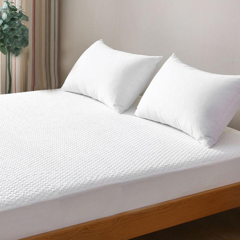 ALI6出口原单！天丝防水床笠单件防螨虫席梦思床单垫保护套罩隔尿