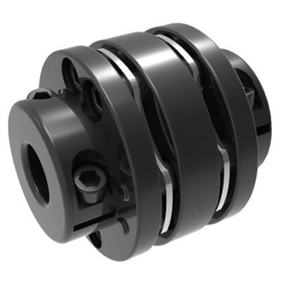 45钢DJM联轴器单膜片夹紧双膜片带键槽不锈钢大扭矩电机连轴器FES