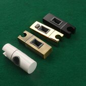 金色方式 滑套黑色方形滑套仿古方形滑套白色25孔圆形滑套30X18