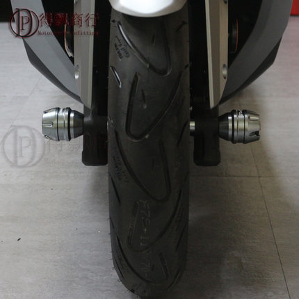 适用大阳VRF150大阳VRS125改装配件前轮防摔球排气管防摔保险护杠