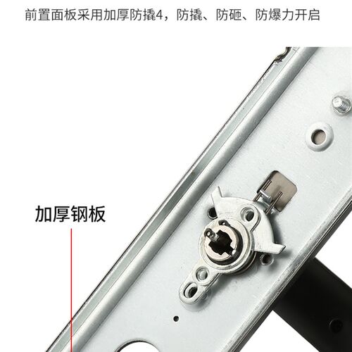 红古铜黑色防盗门锁套装防盗面板配件家用通用型大门把手手柄锁芯