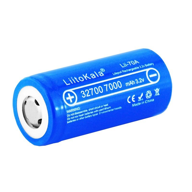 3.2V磷酸铁锂32700可充电电池7000mAh大容量强光手电筒电池组电芯