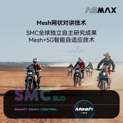 ASMAX F1 PRO摩托车头盔蓝牙耳机全盔内置智能骑行对讲防水长续航