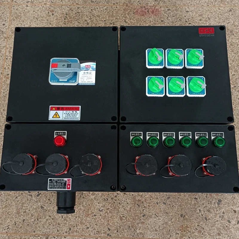 防水按钮开关接线盒控制箱接线防尘箱控制配电箱防腐工程塑料