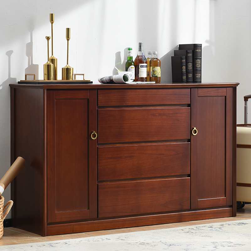 实木五斗柜卧室收纳柜