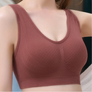 女士内衣聚拢抹胸无钢圈透气防下垂背心式 睡眠中老年人妈妈文胸罩