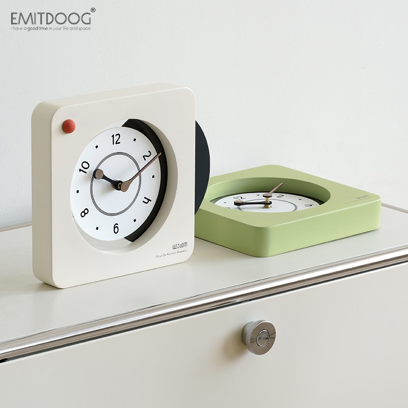 EOG轻c奢创意时钟桌面摆件家居客厅电视柜玄关高档艺术装饰品