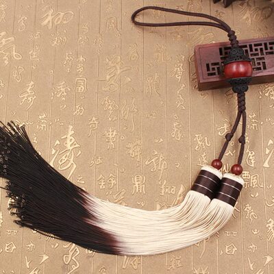 太极剑剑穗长穗短穗流苏比赛专业古法制作人丝回笼须挂件吊坠