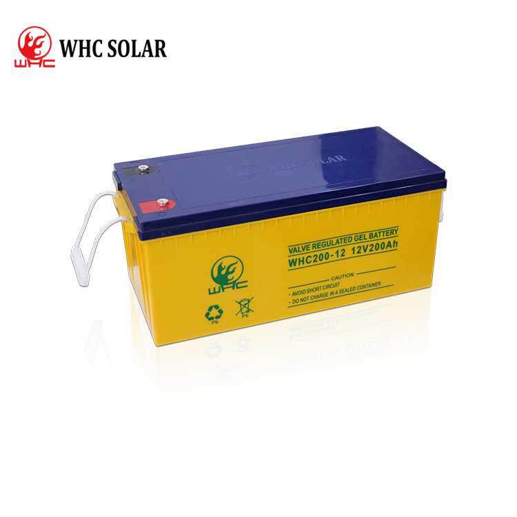 WHCSOLAR12v200ah太阳能胶体蓄电池